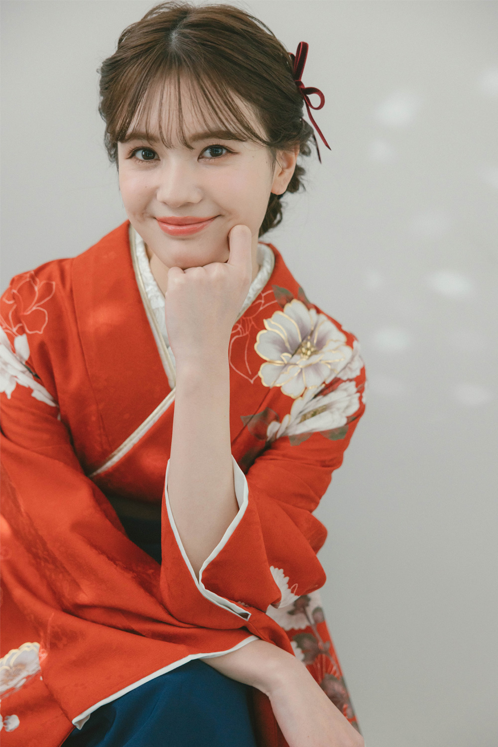 白牡丹 朱 x 紺